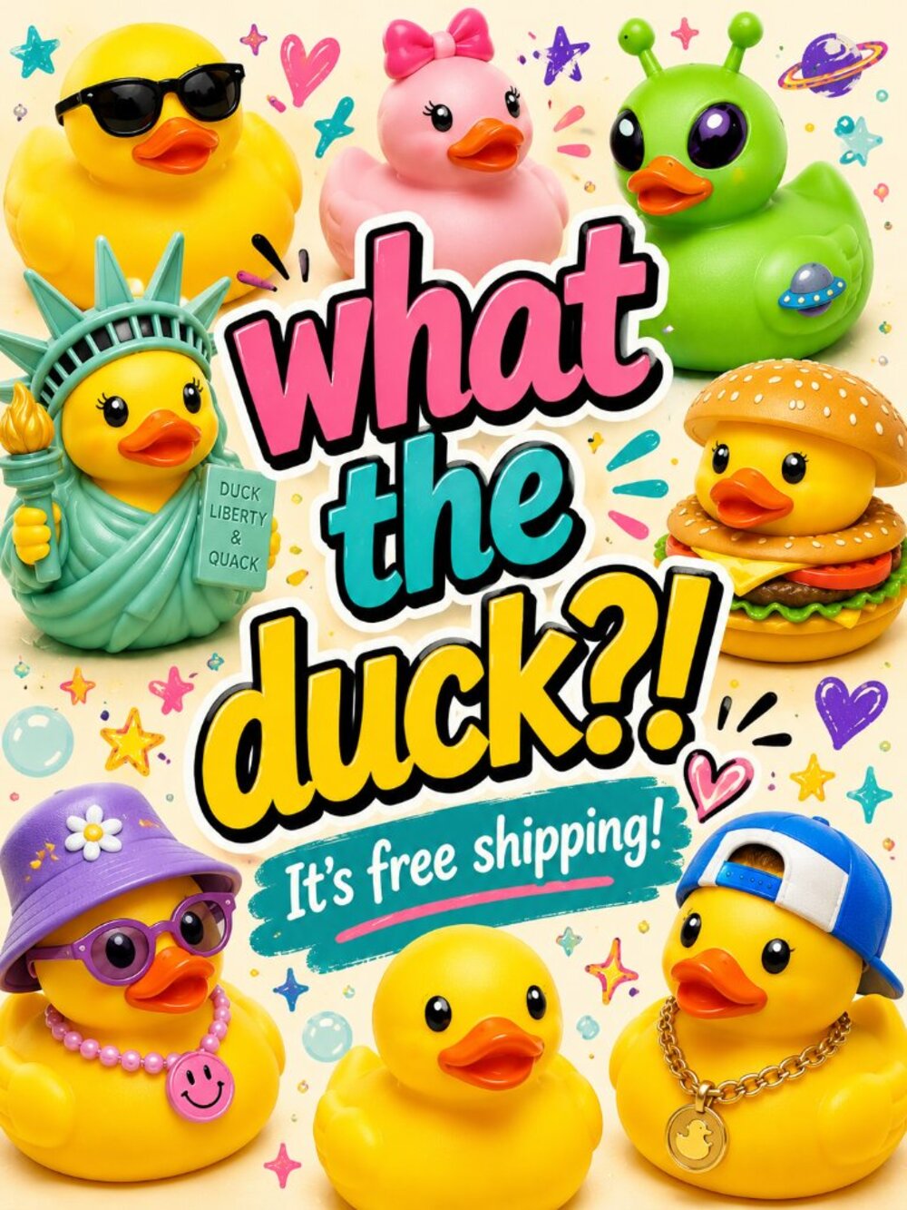 What the Duck?! It's free shipping!